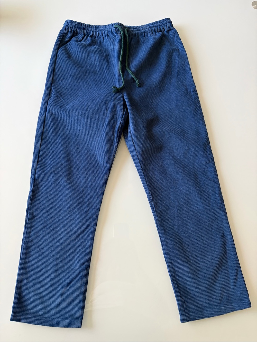 Oso & Me Bowie Corduroy Blue Pant Sz 8